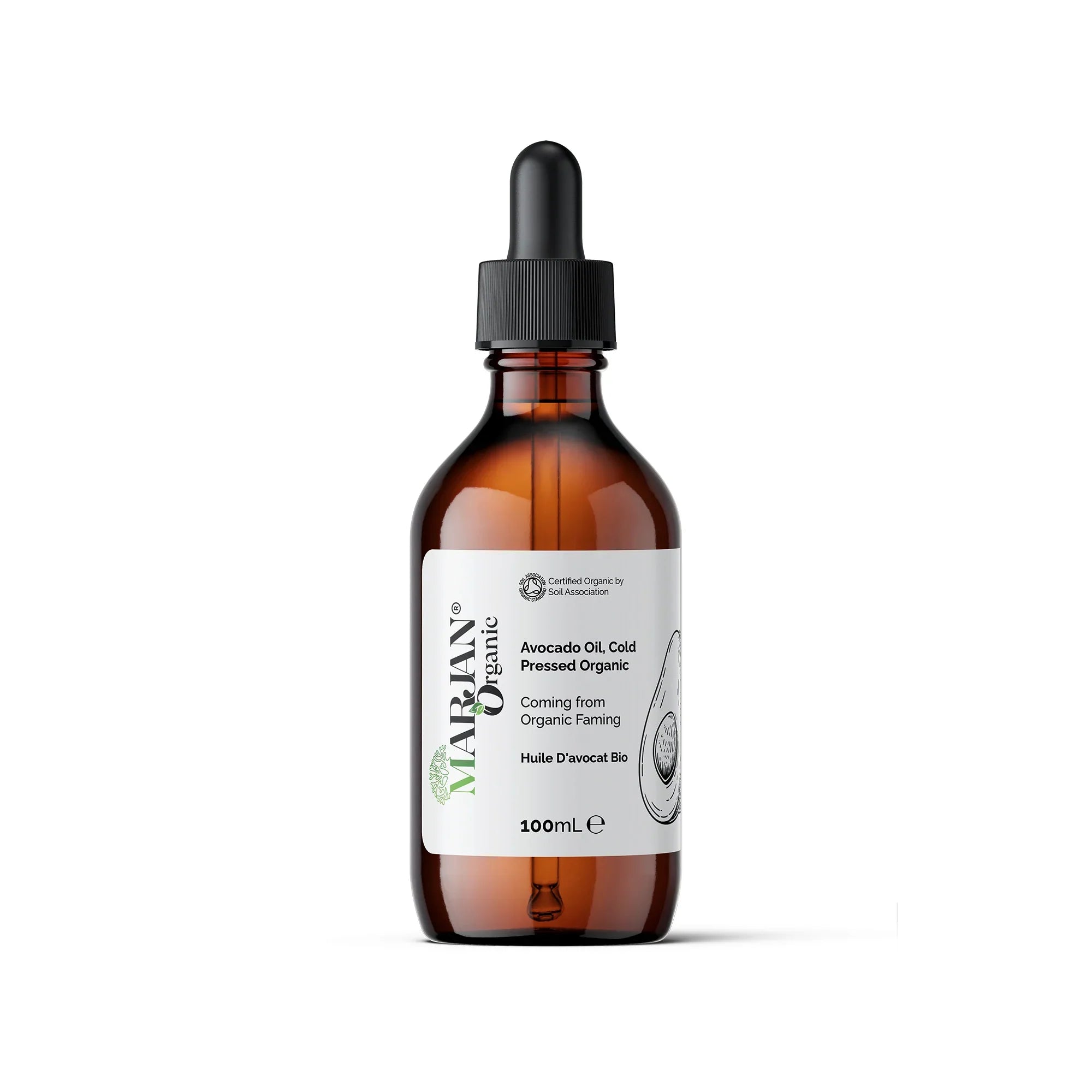 Organic Avocado Oil – 100% Pure, Cold-Pressed for Face, Body Hair & Massage
