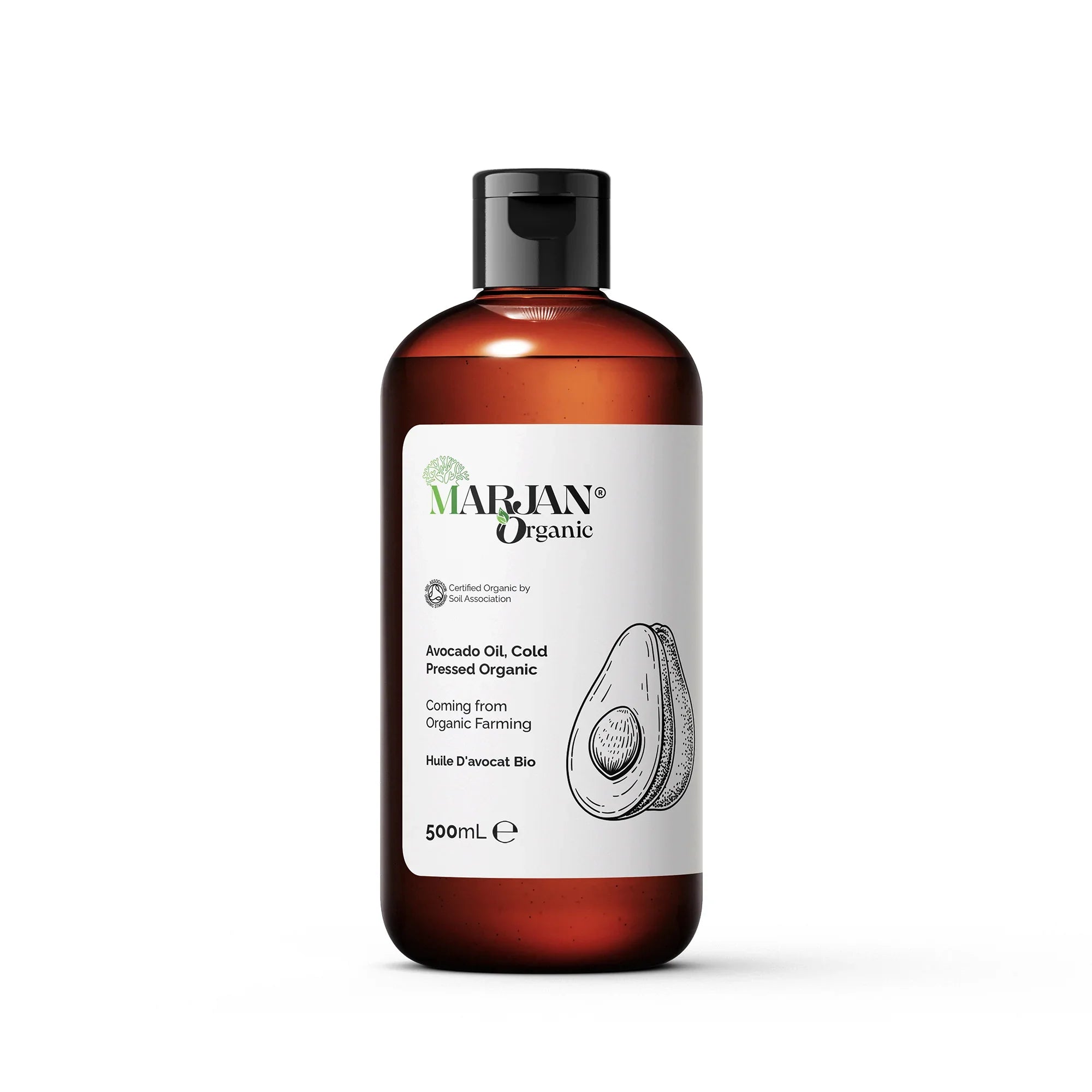 Organic Avocado Oil – 100% Pure, Cold-Pressed for Face, Body Hair & Massage