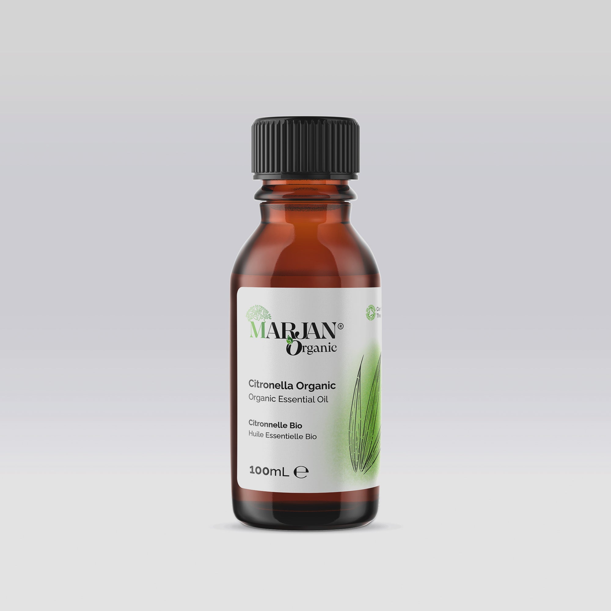 Huile Essentielle de Citronnelle Bio (Certifiée par Ecocert France)