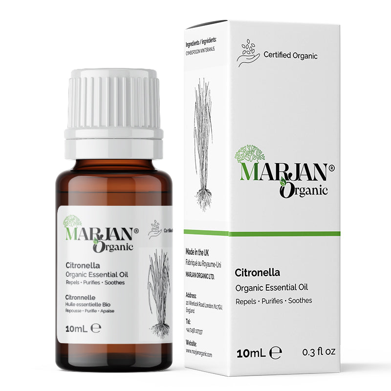 Organic Citronella Essential Oil – 100% Pure & Natural, Undiluted | Cymbopogon winterianus