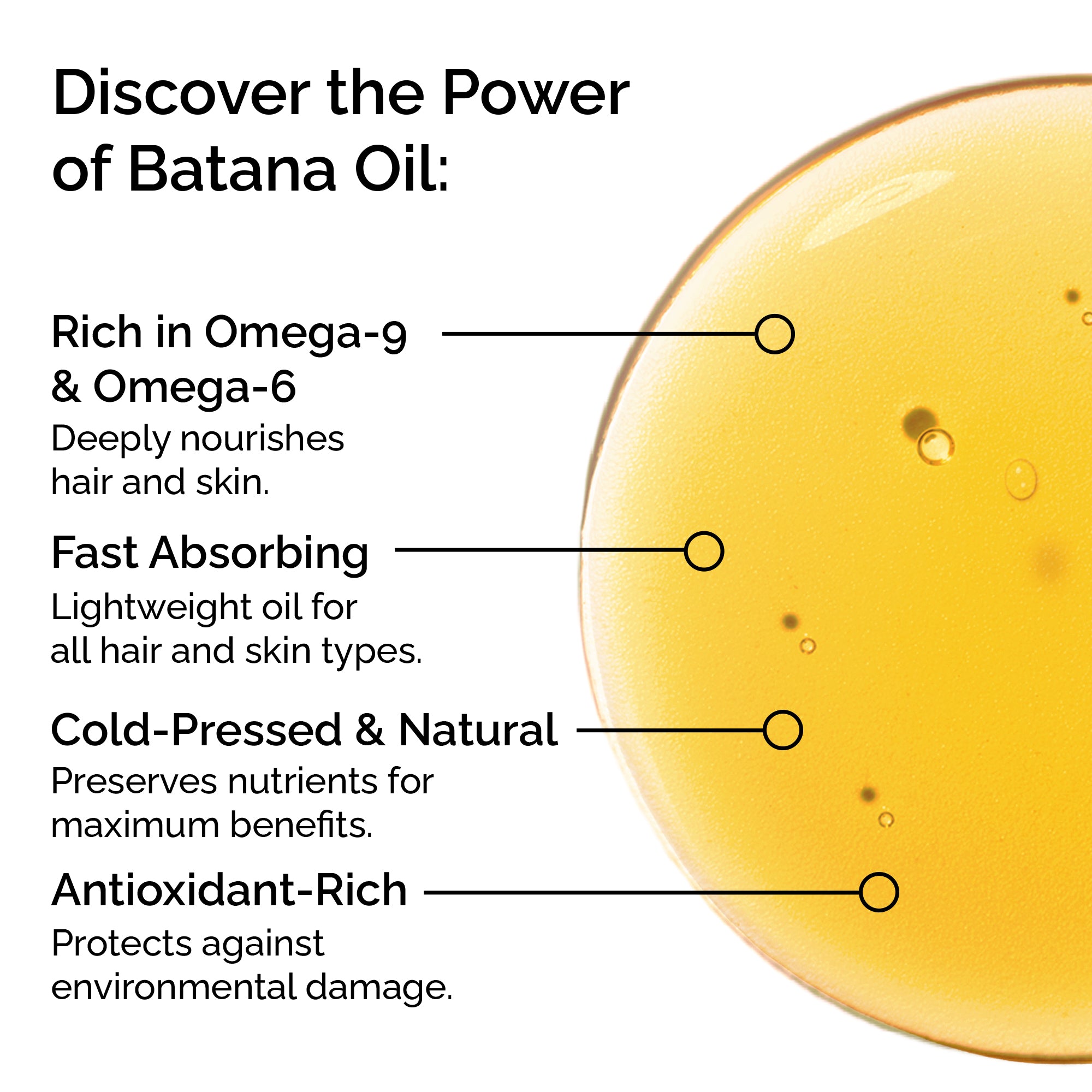 Fractionated Batana Oil from Honduras – Hair Growth & Glow Face Oil