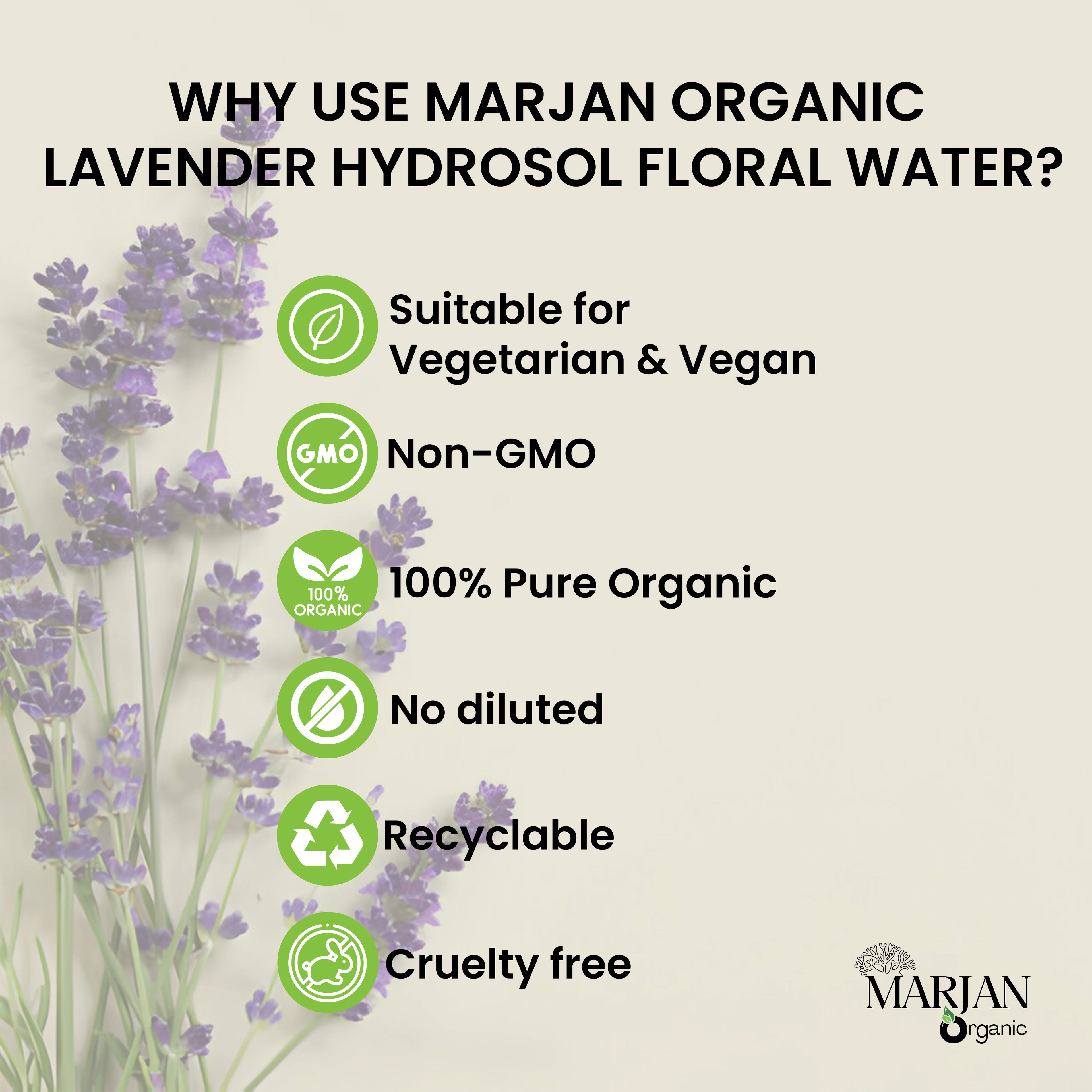 Eau Florale Hydrolat de Lavande Bio
