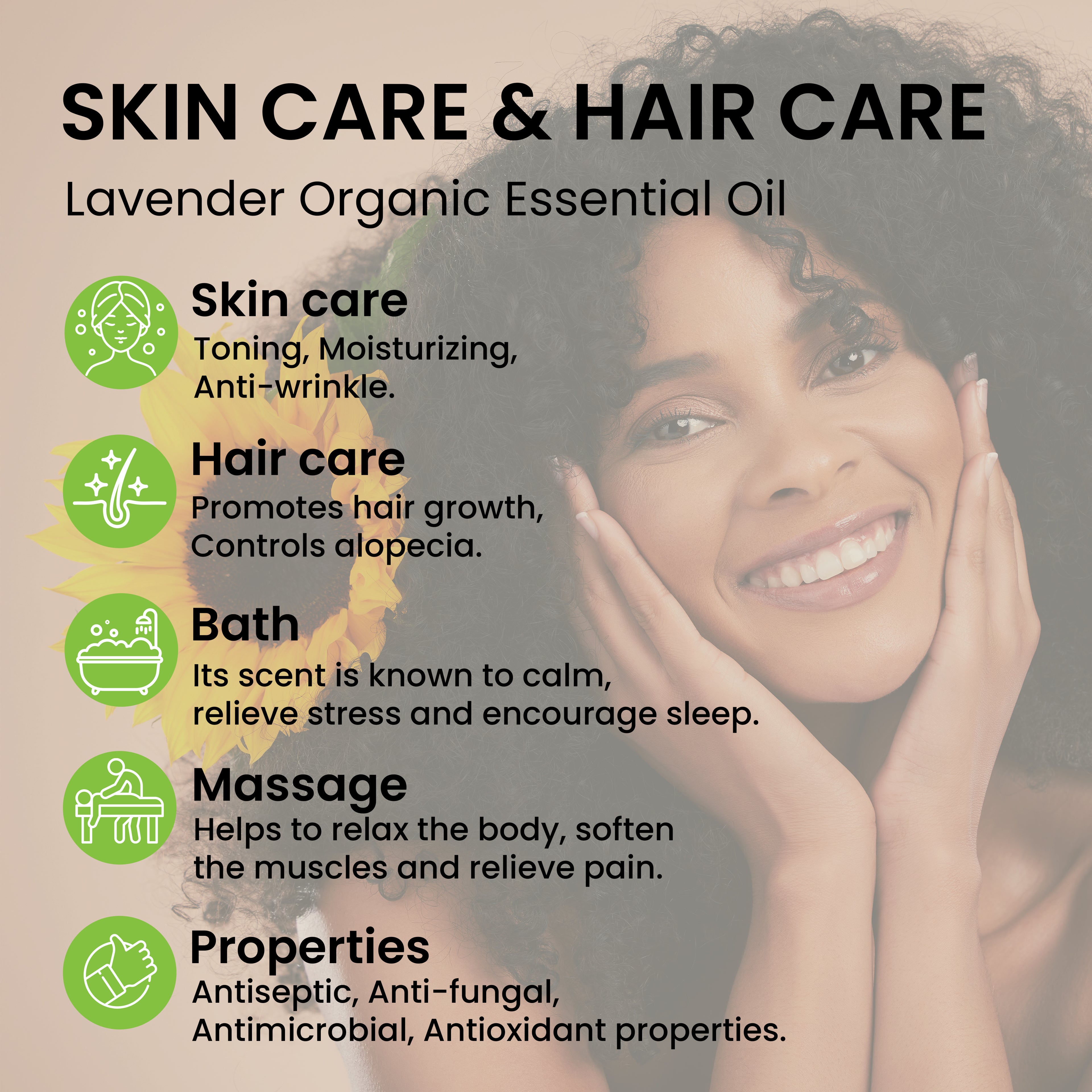 Huile Essentielle Bio de Lavande - 100% Pure Naturelle