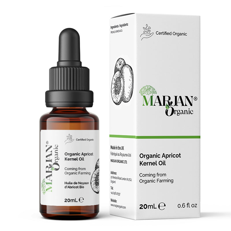 Organic Apricot Kernel Oil – 100% Pure & Cold-Pressed for Face, Body & Hair Care