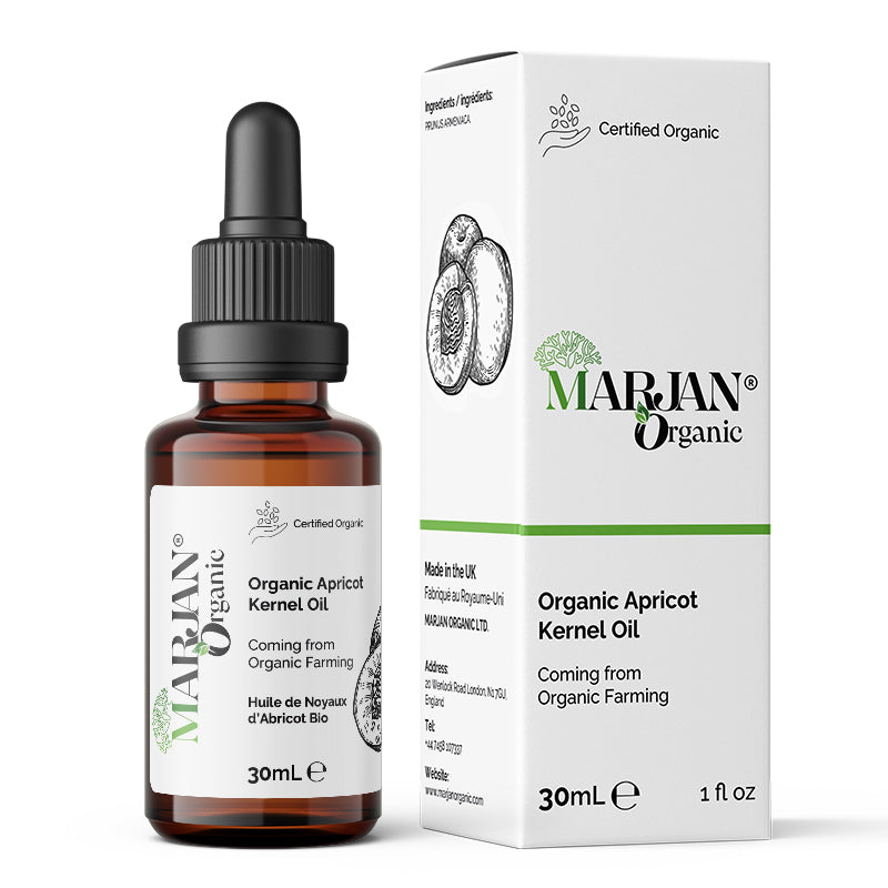 Organic Apricot Kernel Oil – 100% Pure & Cold-Pressed for Face, Body & Hair Care