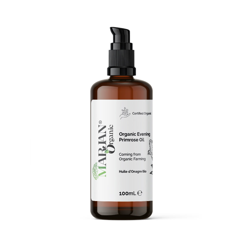 Organic Evening Primrose Oil – 100% Pure & Cold-Pressed for Face, Body & Hair