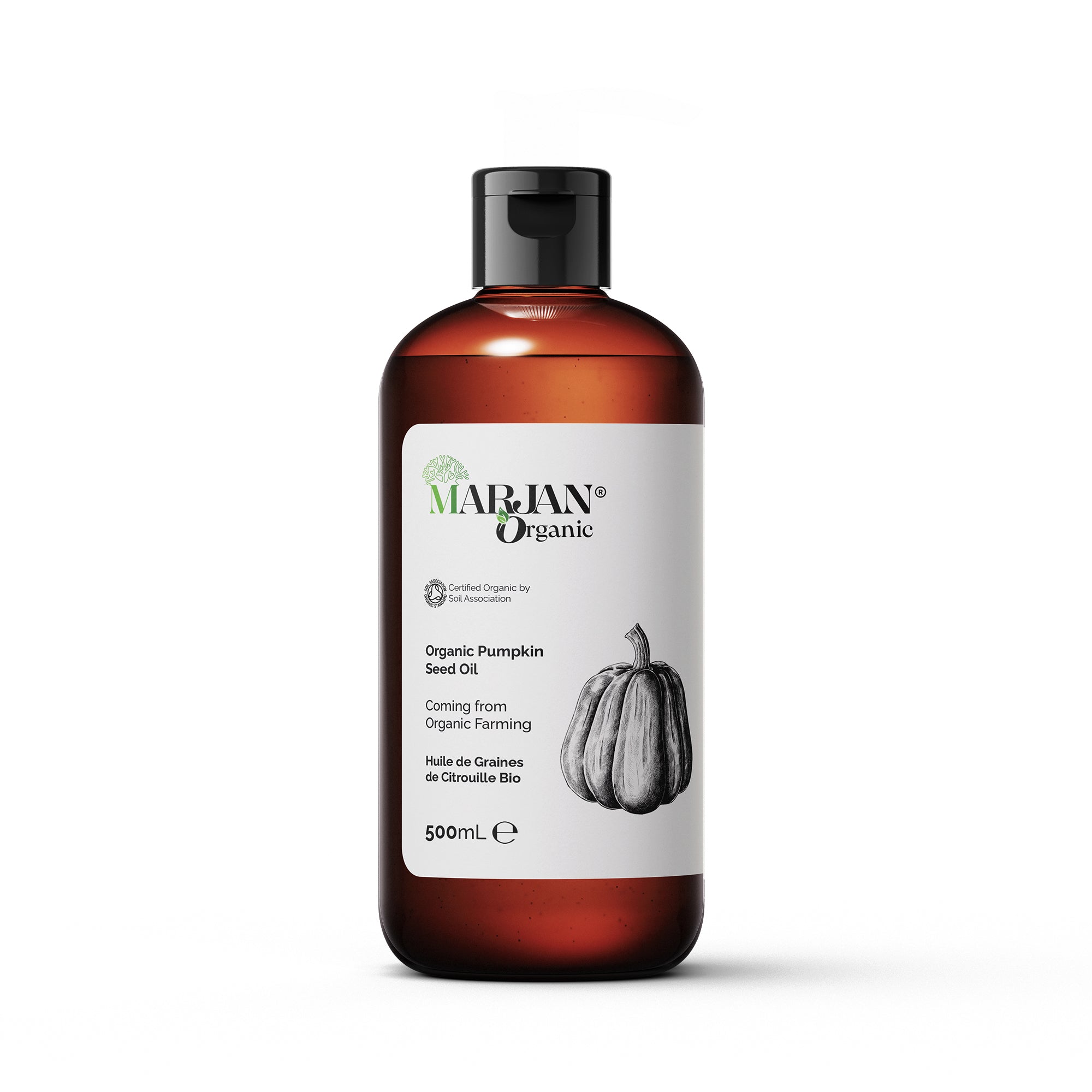 Organic Pumpkin Seed Oil 100% Pure Cold-Pressed for Face, Body & Hair