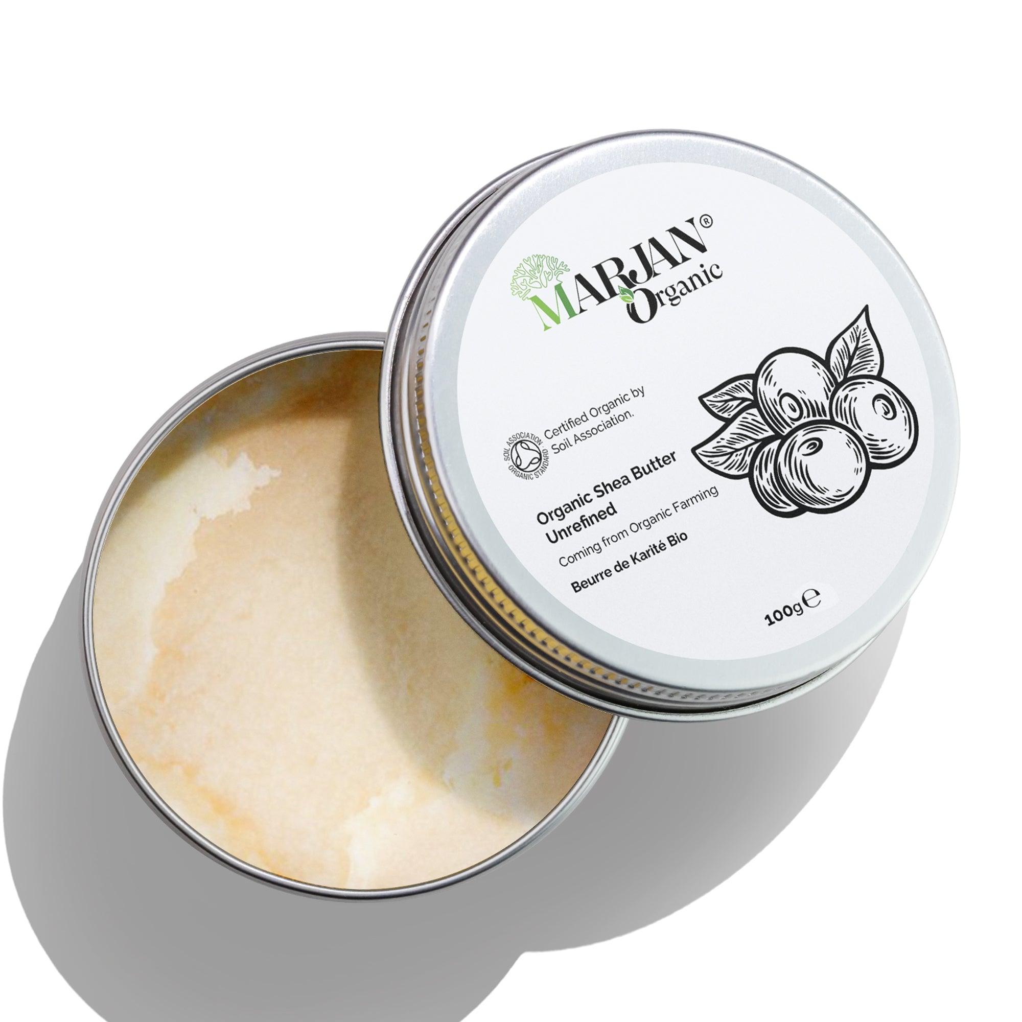 Organic Body & Hair Butter Set (4-in-1) – Shea, Cocoa, Coconut & Mango – Deep Hydration, Skin Repair & Hair Nourishment