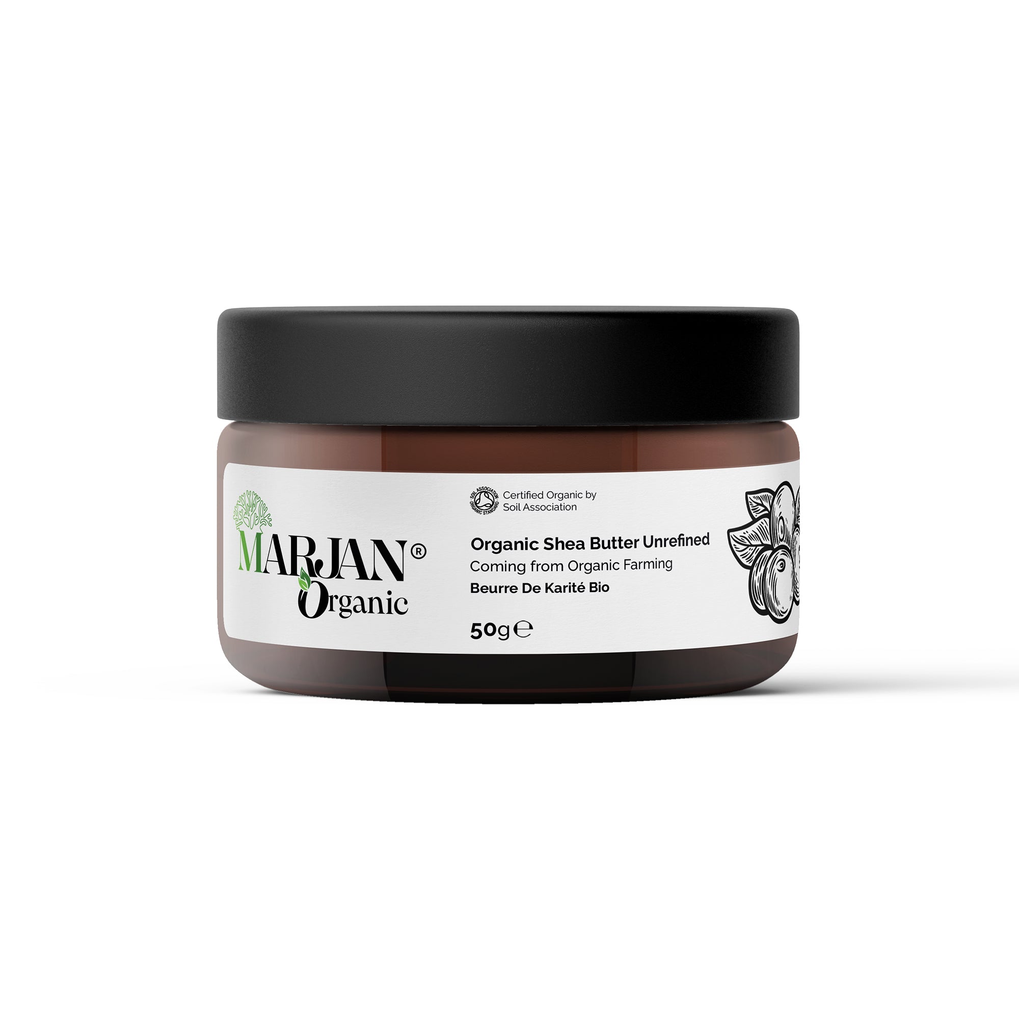Organic Shea Butter (Unrefined) - 100% Pure & Certified by The Soil Association | Deep Repair & Intense Nourishment