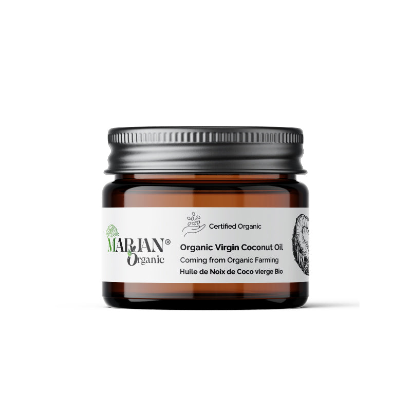 Organic Virgin Coconut Oil. Cold-pressed. Deep moisture for skin, hair & massage