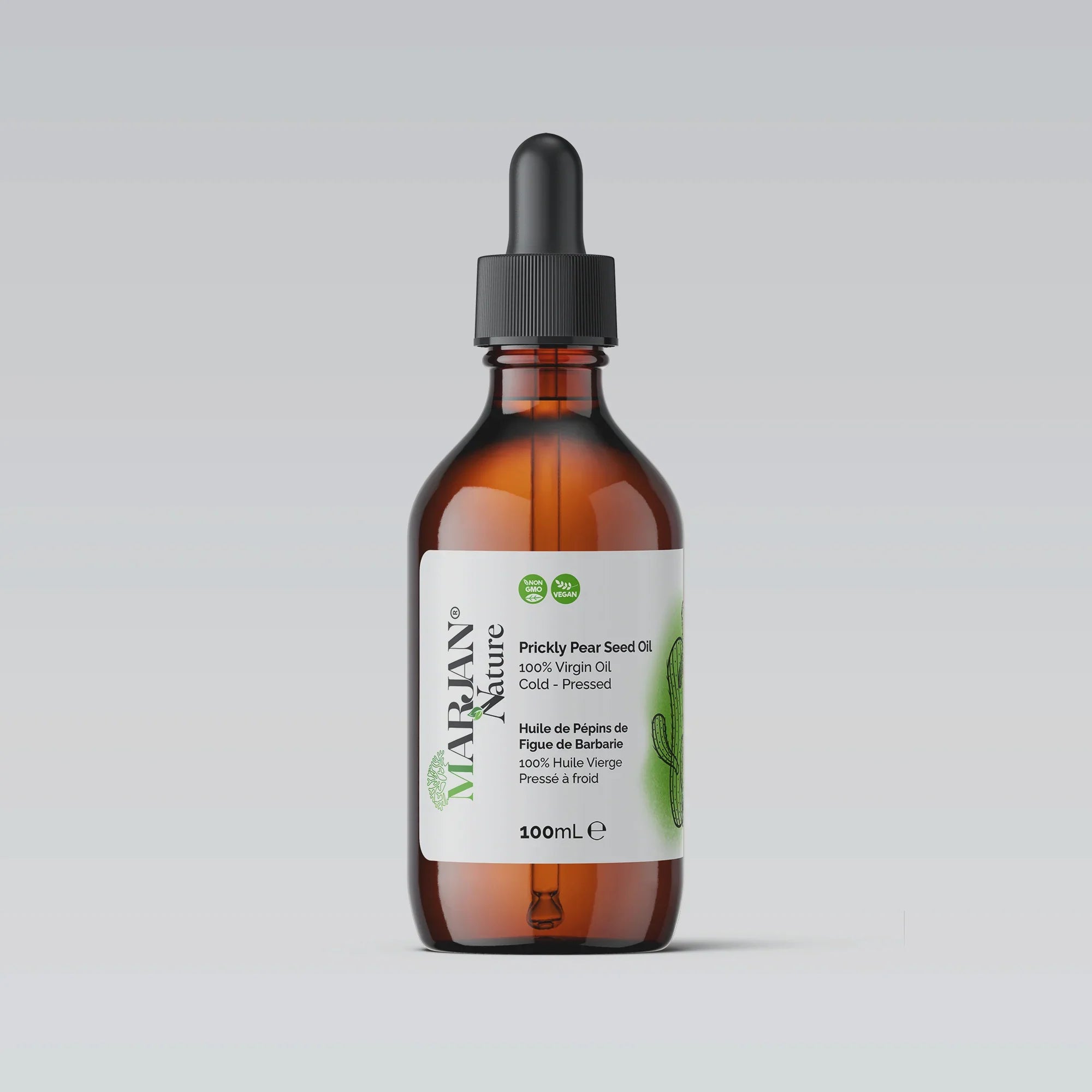 Prickly Pear (Cactus) Seed Oil — 100% Pure, Cold-Pressed for Face, Body, Hair & Nails
