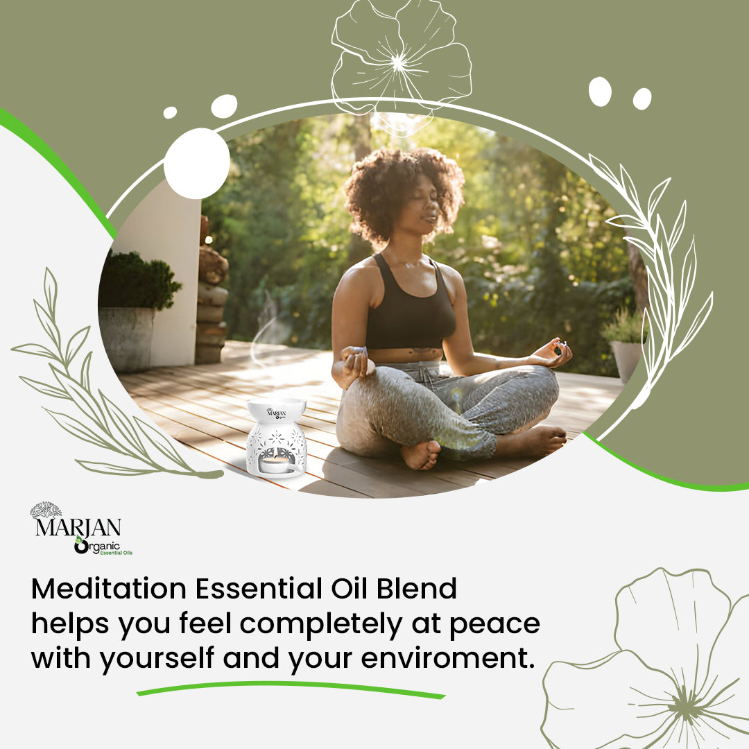 Méditation - Mélange d’Huiles Essentielles Bio 100% Pure Naturelle