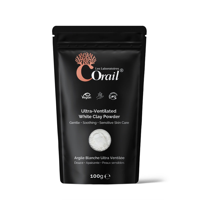 French White Clay – Ultra-Ventilated Powder for Skin & Hair Masks