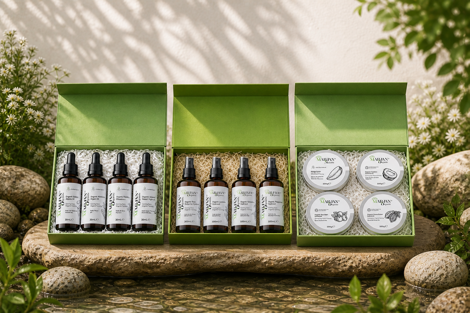 All Organic Sets – Oils, Hydrosols & Body Butters