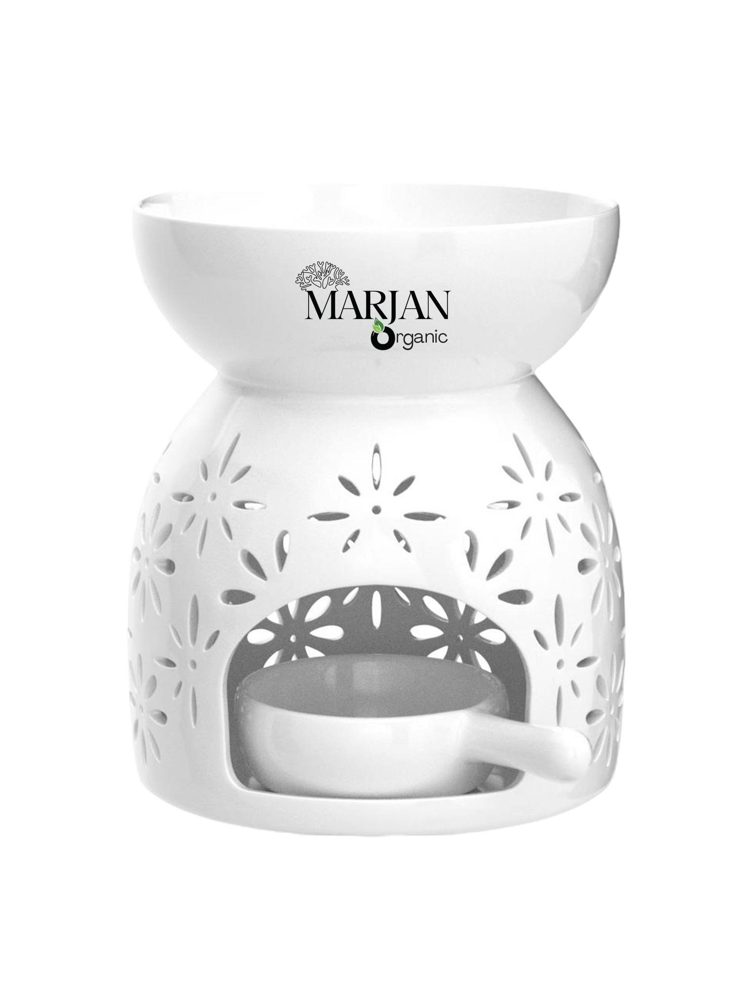 Ceramic Essential Oil Diffuser &amp; Candle Burner – Aromatherapy Gift Set