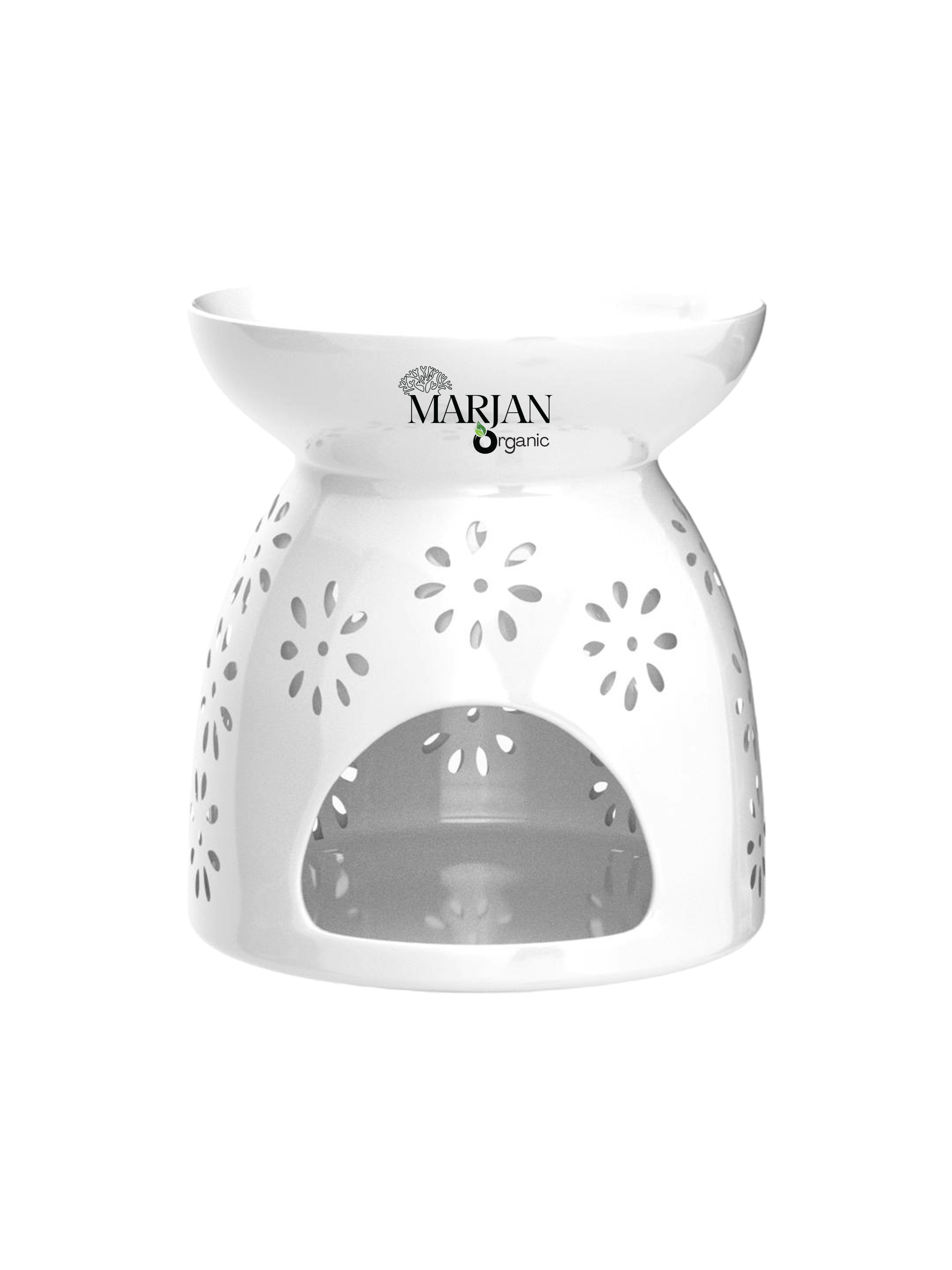Ceramic Essential Oil Diffuser &amp; Candle Burner – Aromatherapy Gift Set