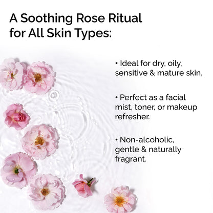 Organic Rose Water from Bulgaria – Natural Hydrosol Floral for Skin &amp; Hair Care