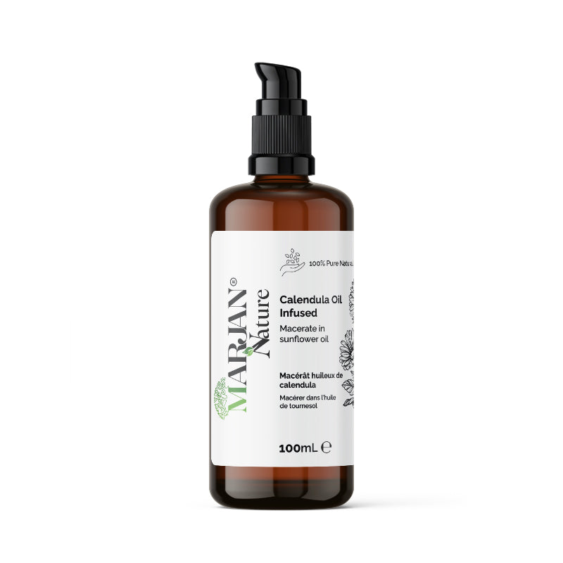 Calendula Infused Oil – Face, Body &amp; Baby Care for Sensitive Skin