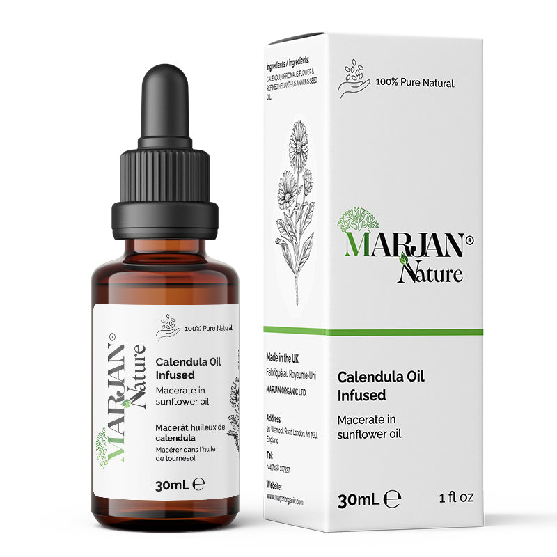 Calendula Infused Oil – Face, Body &amp; Baby Care for Sensitive Skin
