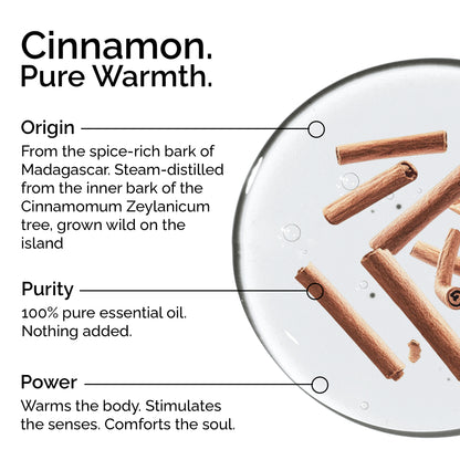 Organic Cinnamon Bark Essential Oil – 100% Pure &amp; Natural, Undiluted