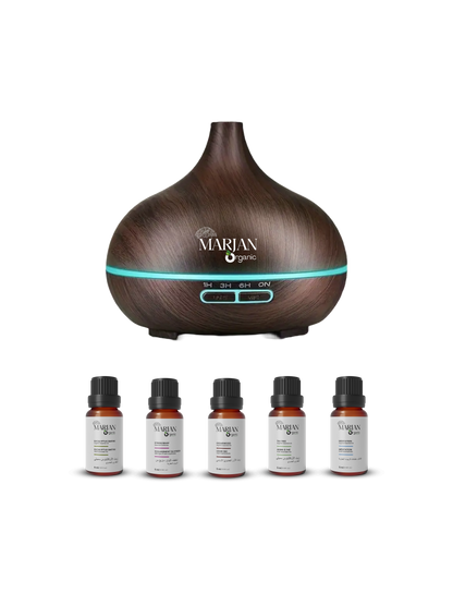 Ultimate Diffuser 550ml + 5 Organic Essential Oils Gift Set