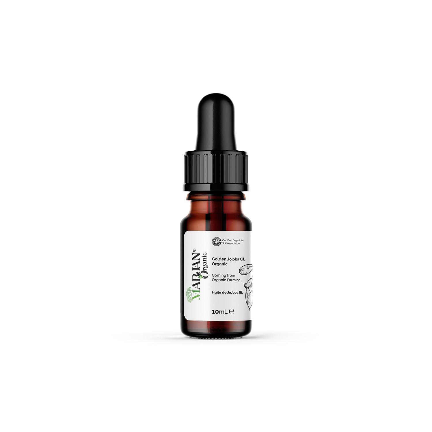 Huile de Jojoba Bio - 100% Vierge (Certifiée par Ecocert Greenlife &amp; Soil Association)