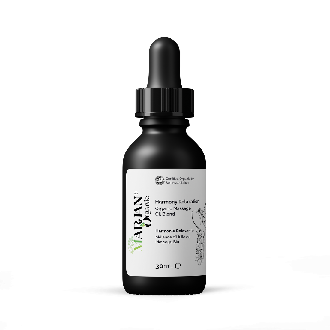 Organic Massage Oil for Deep Relaxation – Harmony Blend