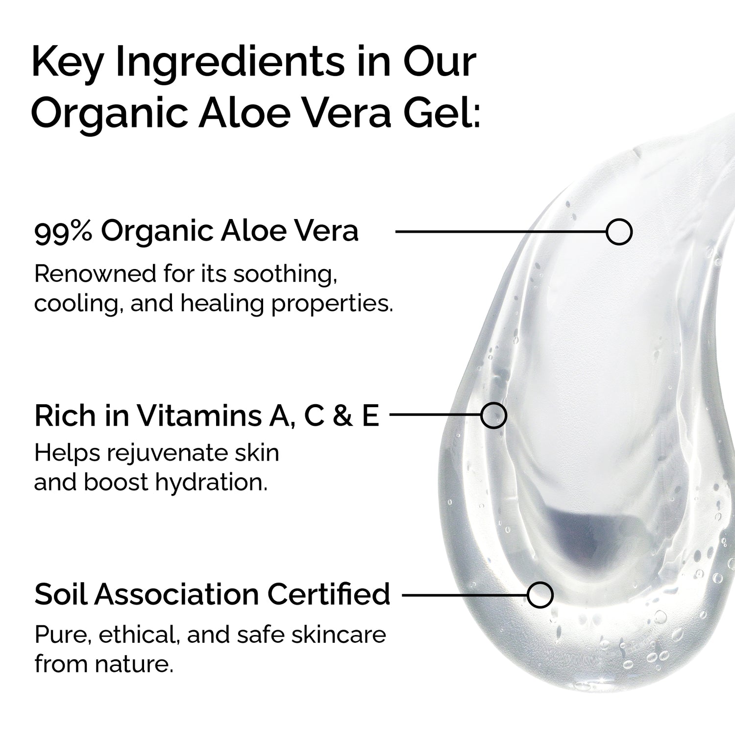 Organic Cooling Aloe Vera Gel – Hydrating &amp; Soothing After-Sun Care