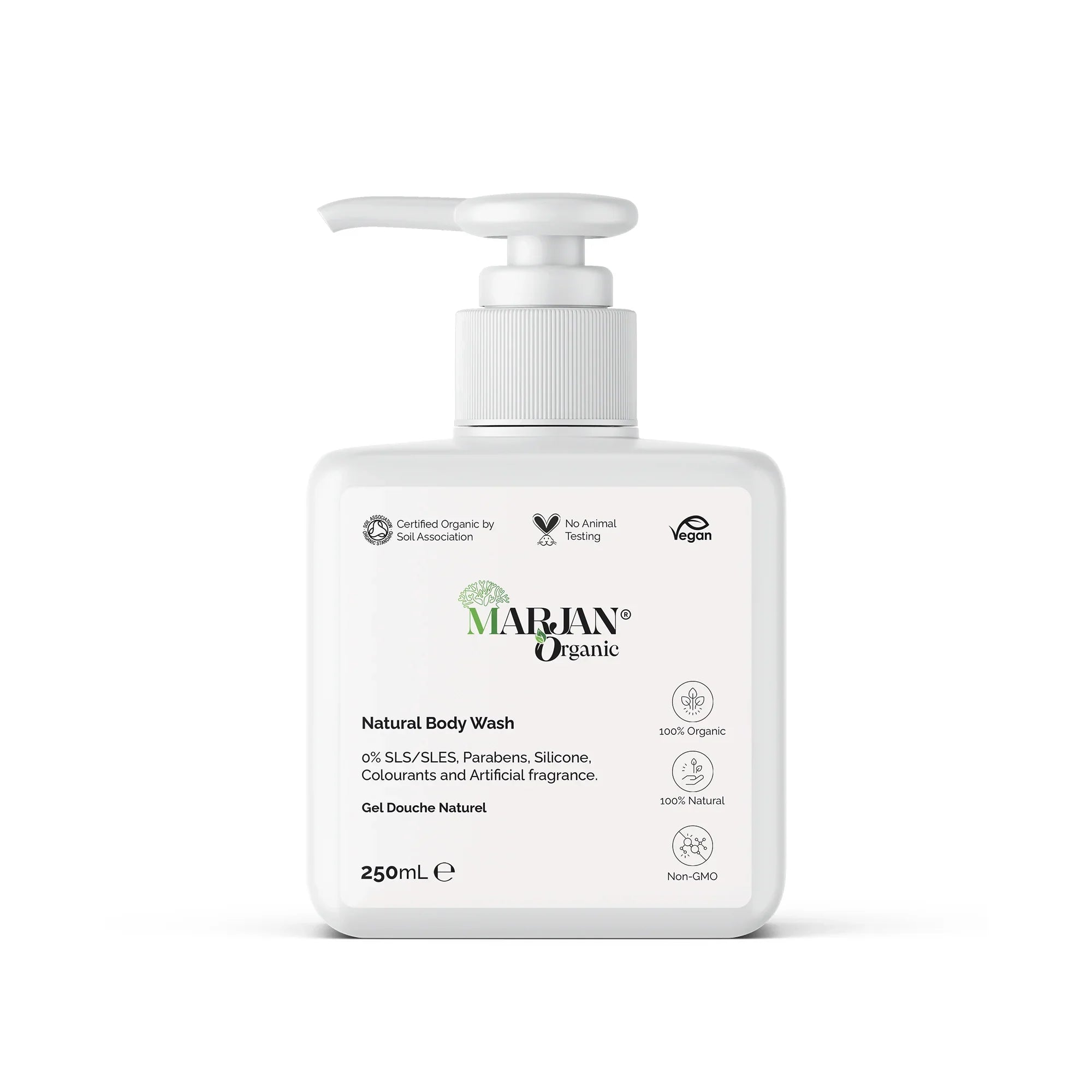 Natural Body Wash with Coconut &amp; Sunflower Oil – Moisturizing &amp; Vegan
