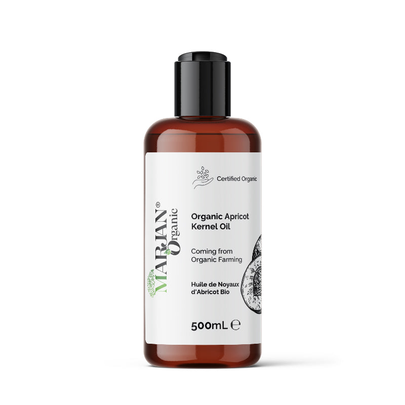Organic Apricot Kernel Oil – 100% Pure &amp; Cold-Pressed for Face, Body &amp; Hair Care