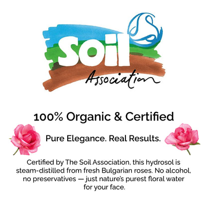 Organic Rose Water from Bulgaria – Natural Hydrosol Floral for Skin &amp; Hair Care