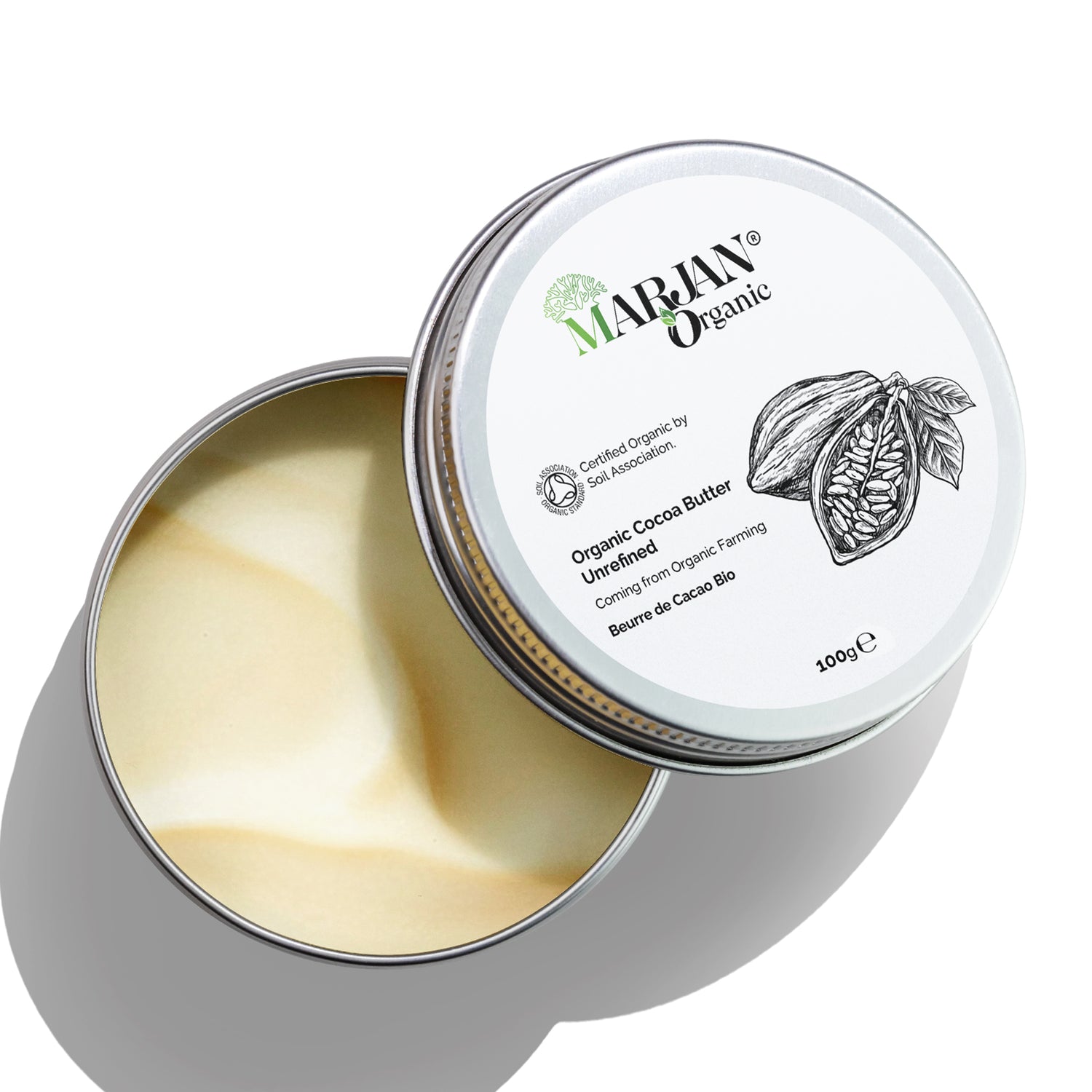 100% Organic Cocoa Butter – Nourishing Formula for Skin &amp; Hair