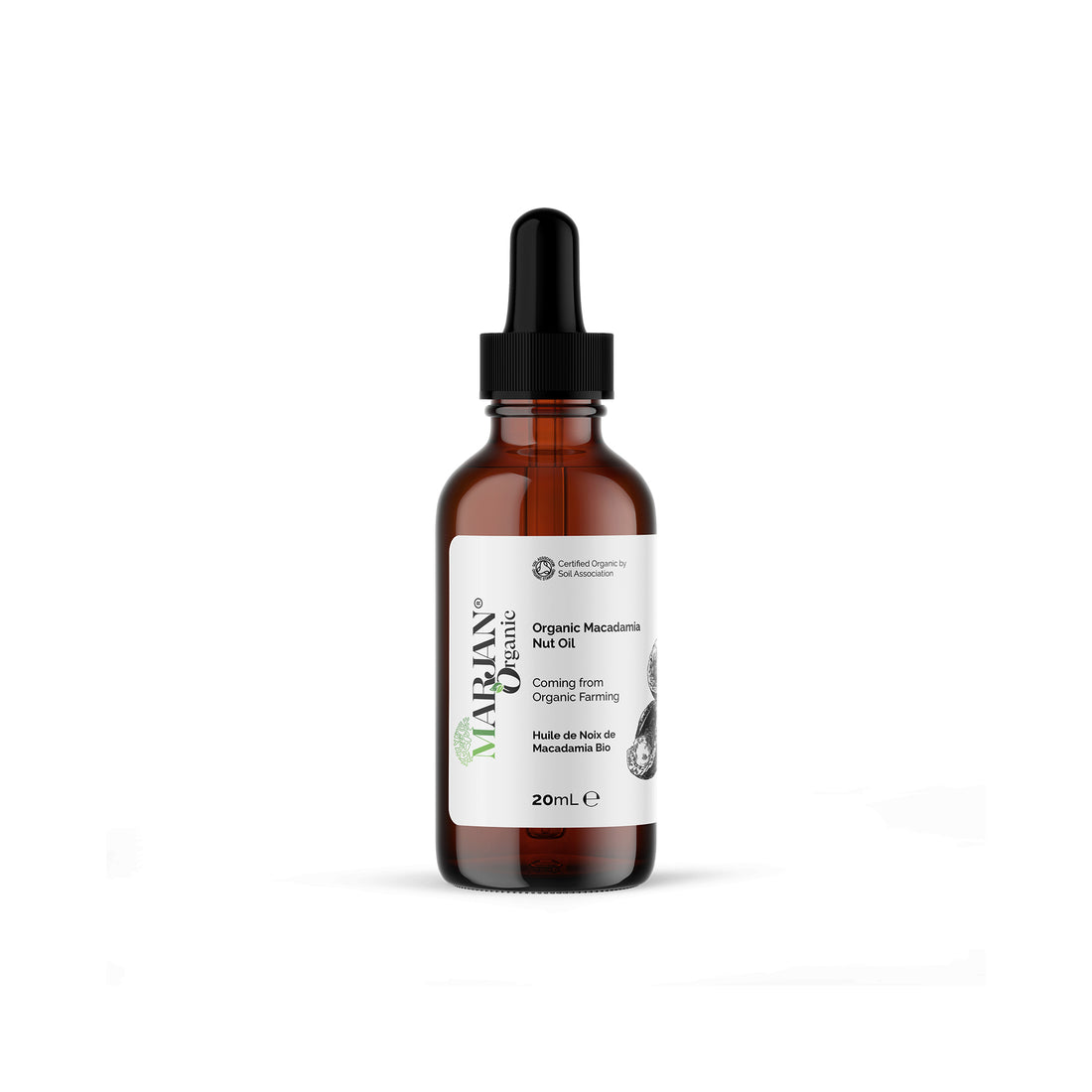 Organic Macadamia Oil – Pure, Cold-Pressed, Face &amp; Hair Care