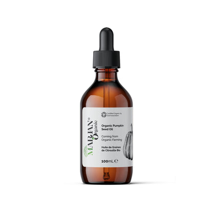Organic Pumpkin Seed Oil 100% Pure Cold-Pressed for Face, Body &amp; Hair