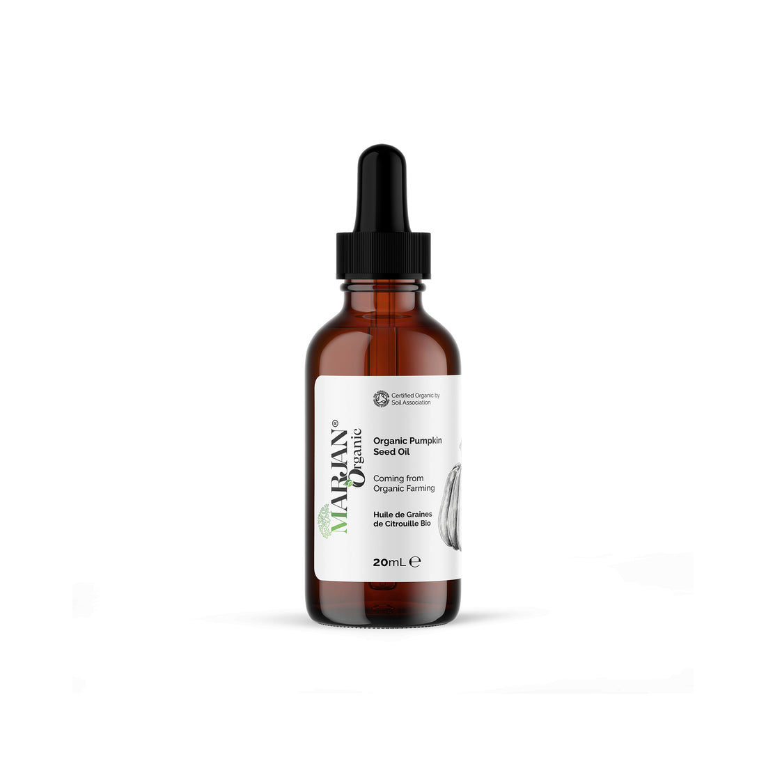 Organic Pumpkin Seed Oil – Cold-Pressed, Pure for Skin &amp; Hair Care