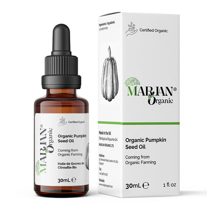 Organic Pumpkin Seed Oil 100% Pure Cold-Pressed for Face, Body &amp; Hair