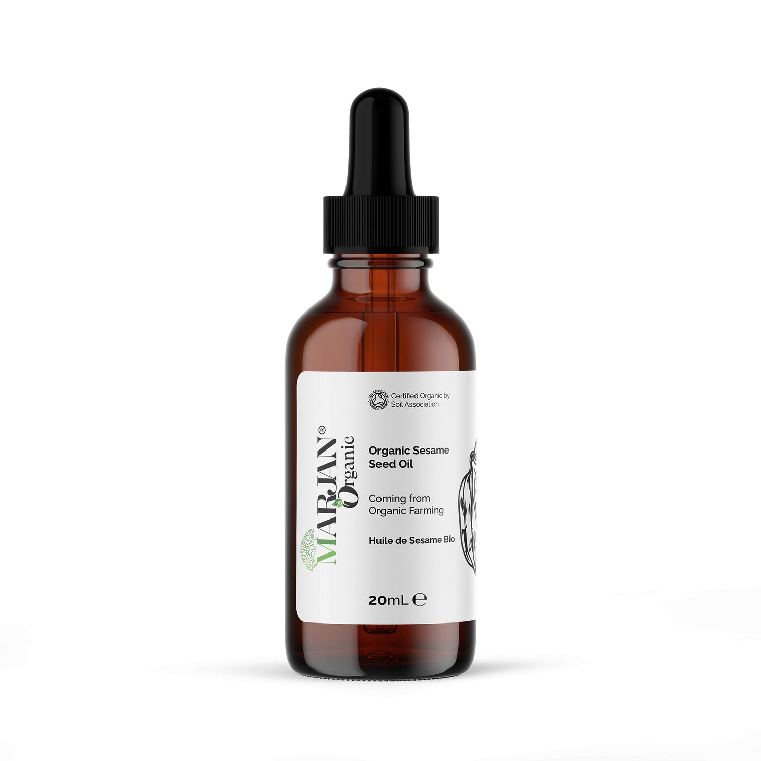 Sesame Oil – Organic, Cold-Pressed