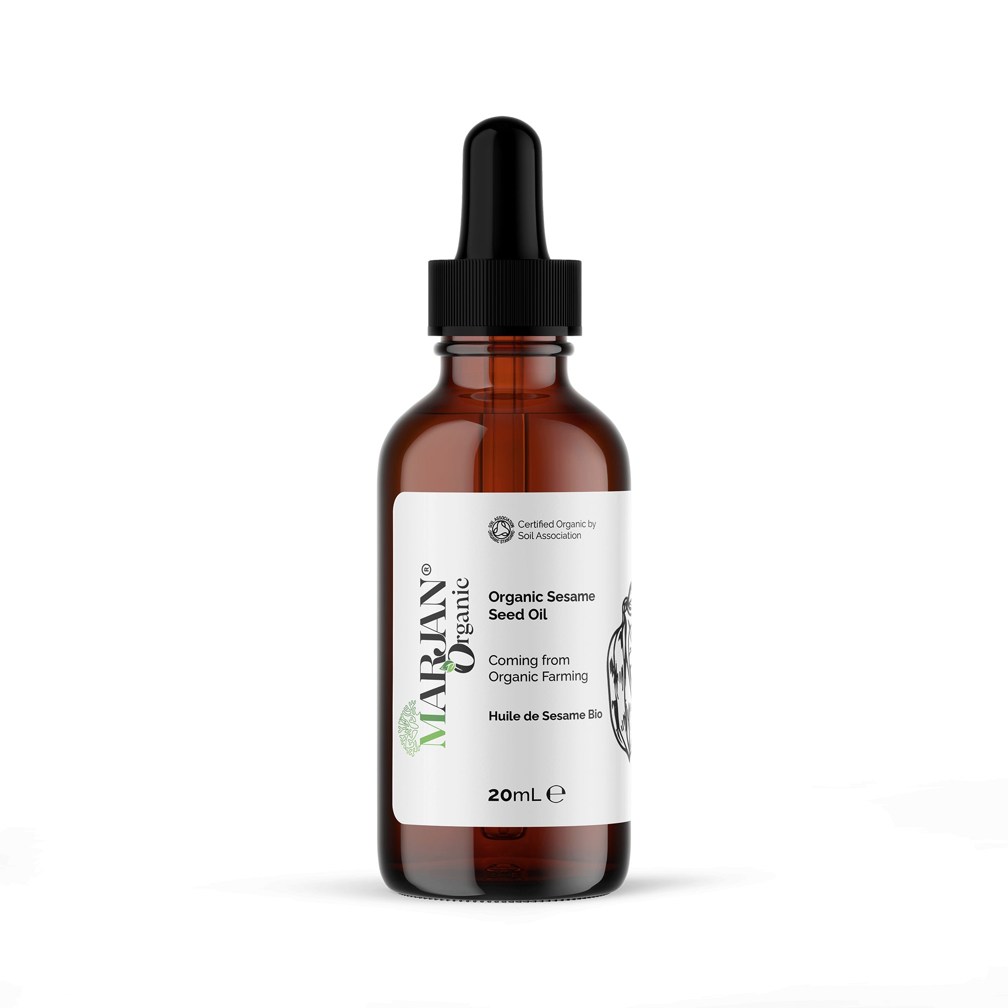 Sesame Oil – Organic, Cold-Pressed