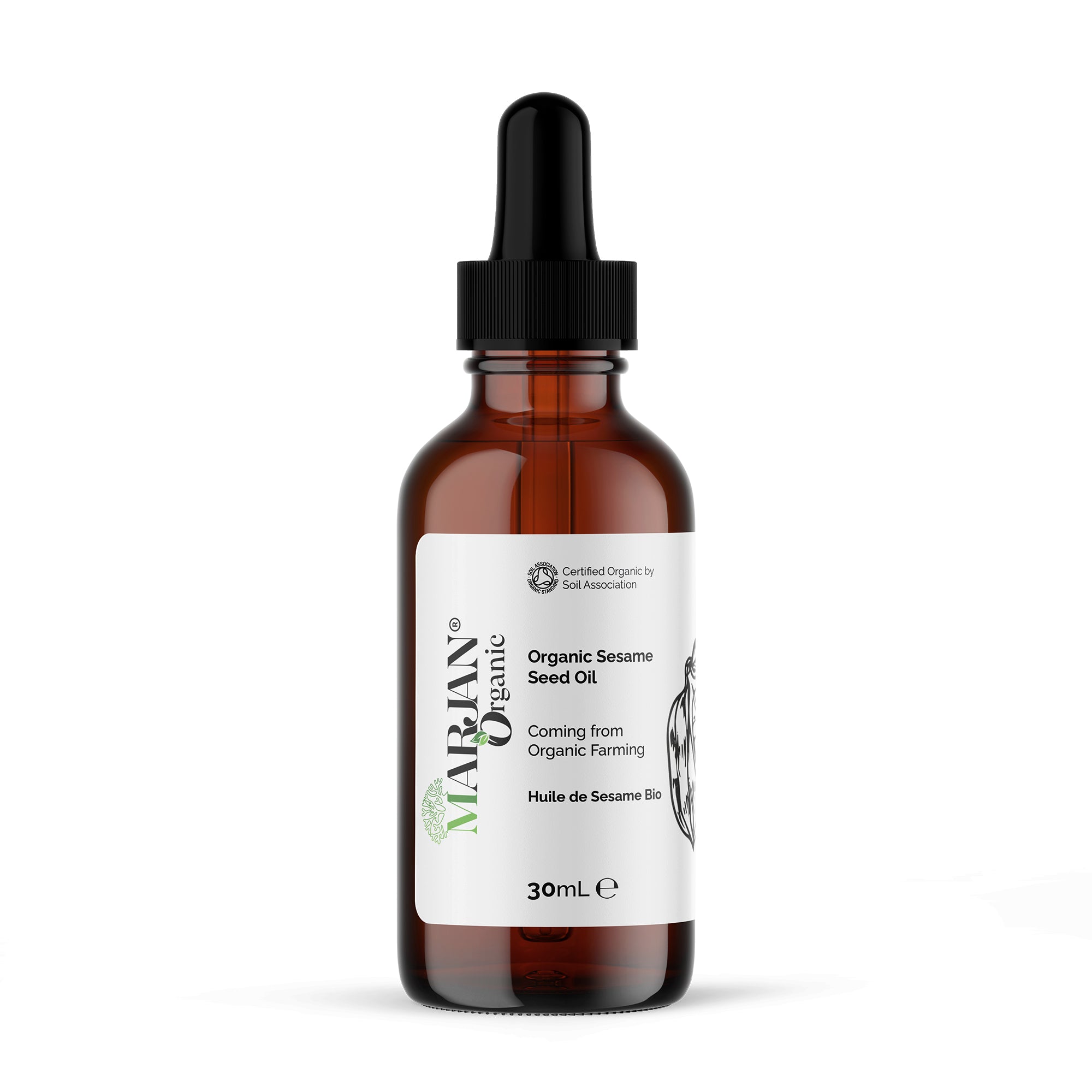 Sesame Oil – Organic, Cold-Pressed