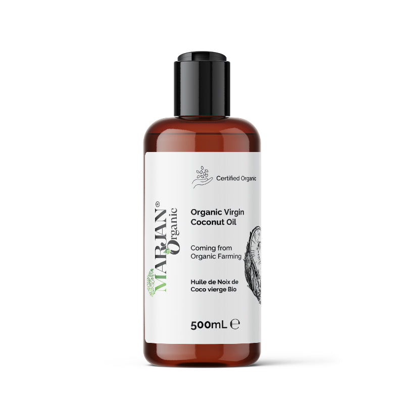 Organic Virgin Coconut Oil. Cold-pressed. Deep moisture for skin, hair &amp; massage