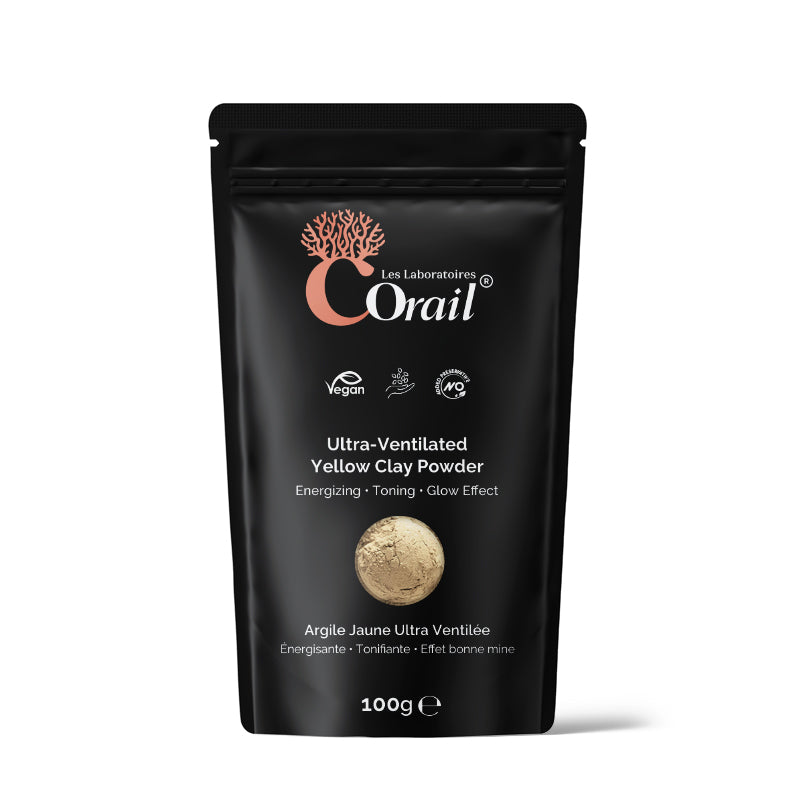 Ultra-Ventilated French Yellow Clay – Natural Face &amp; Body Mask